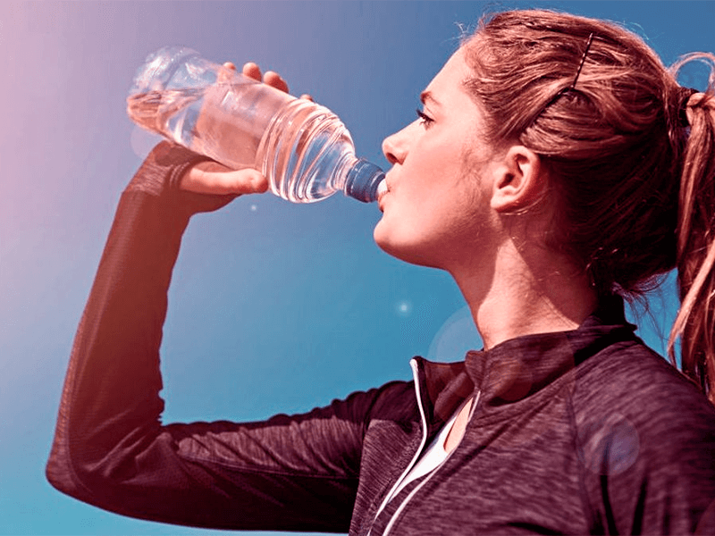 Costume de beber agua